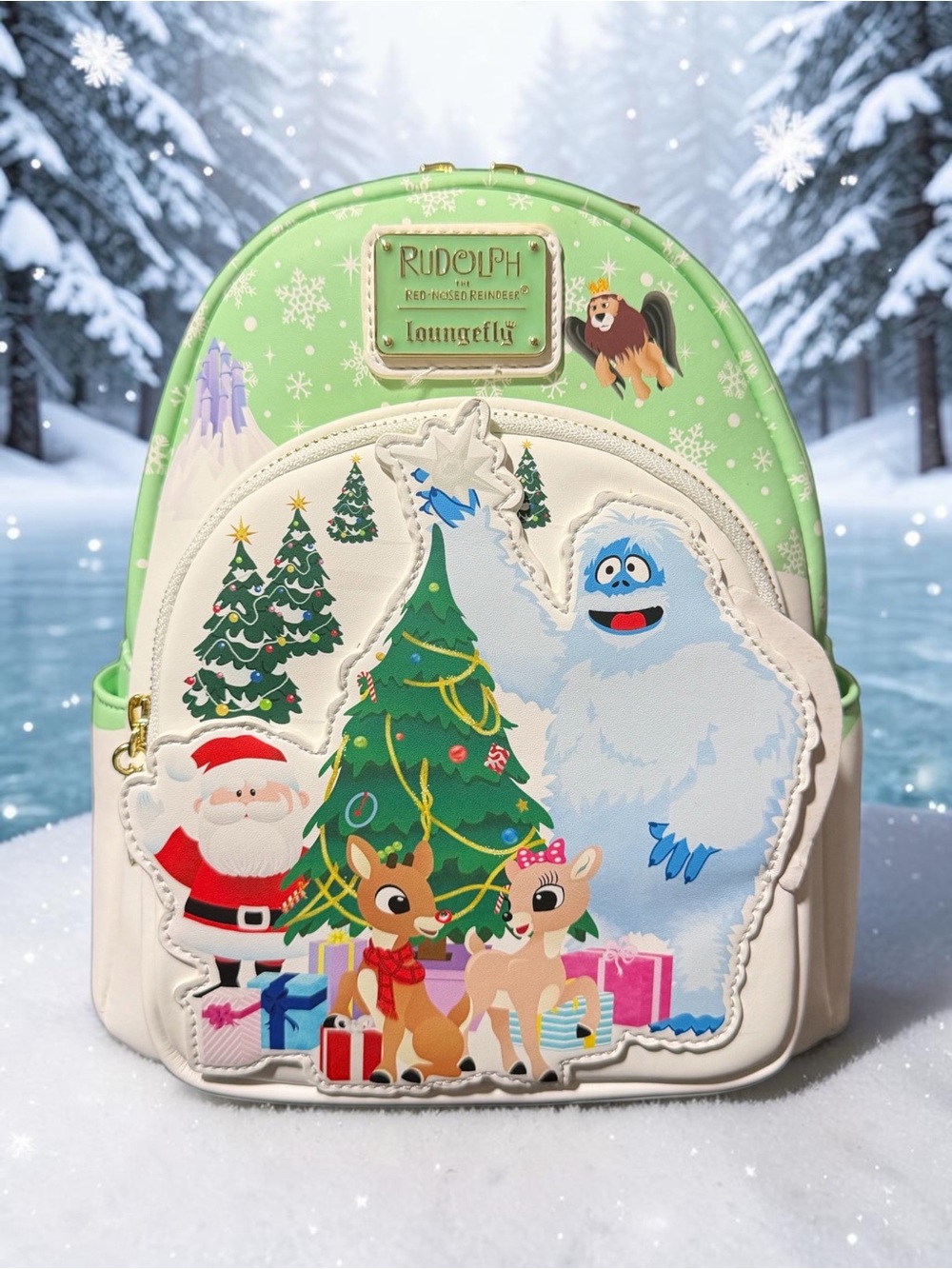Loungefly Rudolph Red-Nosed Reindeer Christmas Mini Backpack NWT Sold Out